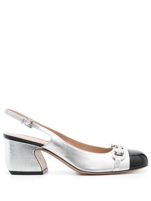 Roberto Festa 65mm horsebit-embellished pumps - Silver