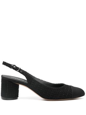 Roberto Festa 65mm tweed pumps - Black