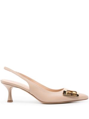 Roberto Festa 70mm leather pumps - Neutrals