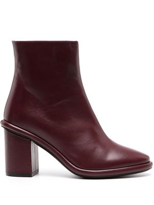 Roberto Festa Commy 90mm leather ankle boots - Red