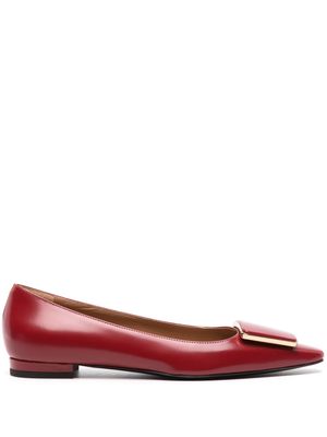 Roberto Festa Fortuna patent-leather ballerina shoes - Red