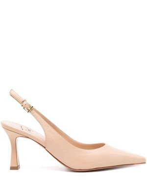 Roberto Festa Frans 90mm leather slingback pumps - Neutrals