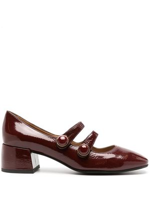 Roberto Festa Halena 45mm leather ballerina shoes - Red