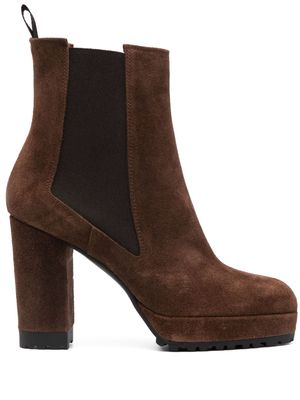 Roberto Festa suede 150mm ankle boots - Brown