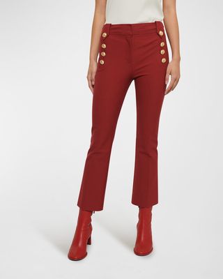 Robertson Cropped Flared Sailor Trousers