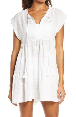 Robin Piccone Michelle Tiered Cover-Up in White