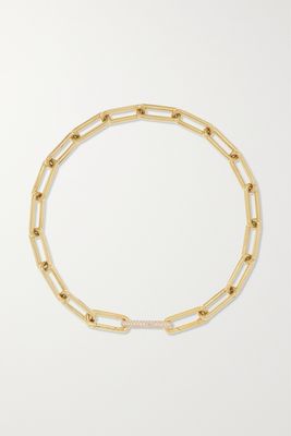 Robinson Pelham - Identity Short 18-karat Gold Diamond Necklace - one size