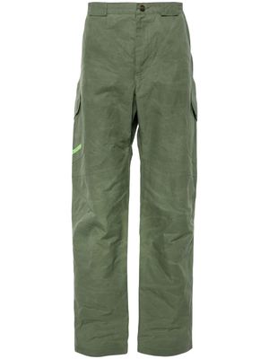 Robyn Lynch waxed cotton cargo trousers - Green