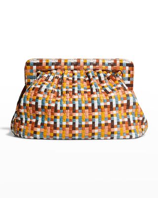 Rocco Multicolor Woven Clutch Bag