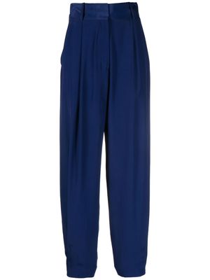 Rochas high-waisted balloon trousers - Blue