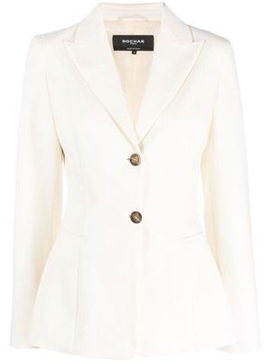 Rochas tailored single-breasted blazer - White