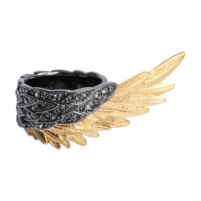 Rock Feather Ring