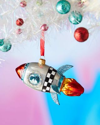 Rocket Christmas Ornament