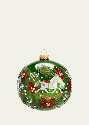 Rocking Horse Ball Christmas Ornament