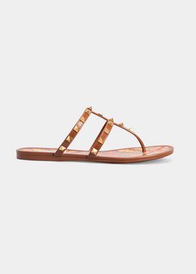 Rockstud Jelly Caged Thong Sandals