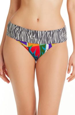 Rod Beattie Mix Fold Over Bikini Bottoms in Multi Colored
