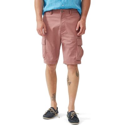 Rodd & Gunn Arkles Bay Cargo Shorts in Faded Crimson Red 