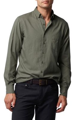 Rodd & Gunn Ben More Sports Fit Solid Button-Down Shirt in Sage