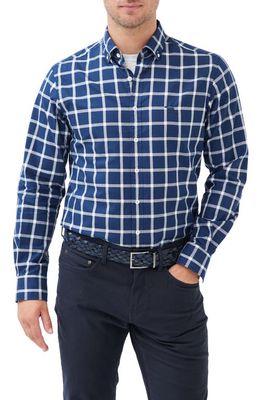 Rodd & Gunn Check Button-Down Oxford Shirt in Navy