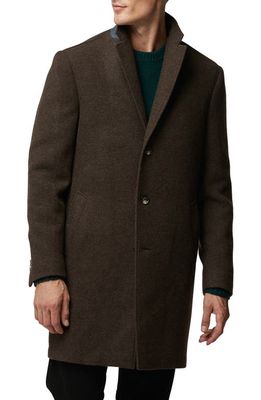 Rodd & Gunn Clarendon Wool Blend Coat in Walnut