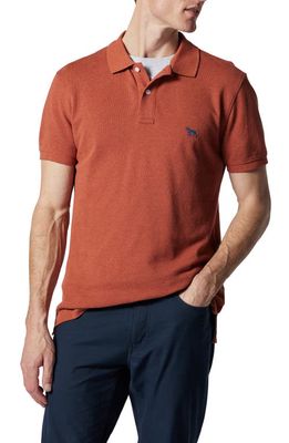 Rodd & Gunn Gunn Piqué Sports Fit Cotton Polo in Terracotta