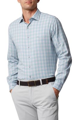 Rodd & Gunn Hook Check Flannel Button-Up Shirt in Dusk
