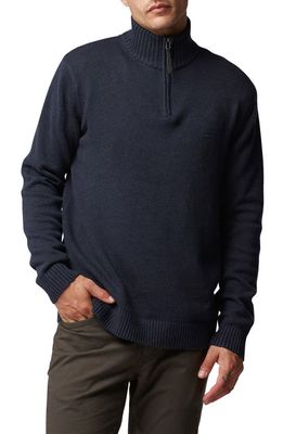 Rodd & Gunn Merrick Bay Quarter Zip Sweater in Ink