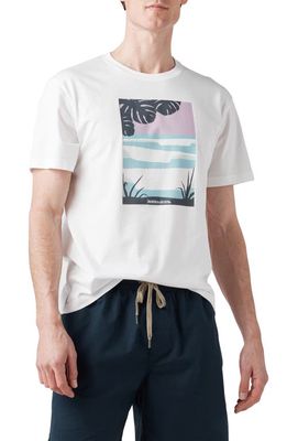 Rodd & Gunn Midday Sport Fit Cotton Graphic Tee in Snow