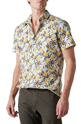 Rodd & Gunn Palmer Creek Short Sleeve Cotton Button-Up Shirt in Russet