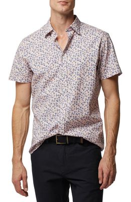 Rodd & Gunn Rowner Bay Floral Cotton Button-Up Shirt in Wild Rose