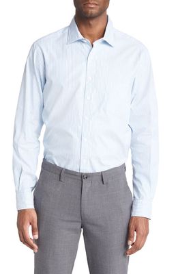 Rodd & Gunn York Bay Original Fit Stripe Button-Up Shirt in Glacier