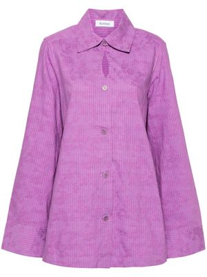 Rodebjer Bahar striped shirt - Purple