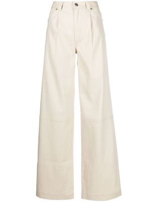Rodebjer belted palzzo pants - Neutrals
