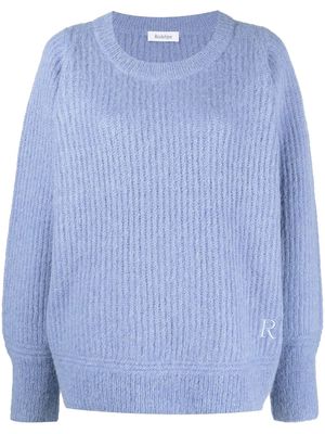 Rodebjer chunky-knit oversize jumper - Blue