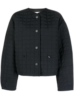 Rodebjer Hera quilted bomber jacket - Black
