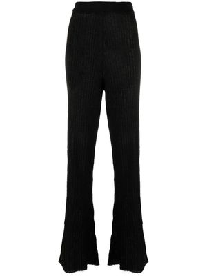 Rodebjer high-waist flared trousers - 9999 BLACK
