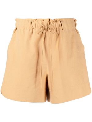 Rodebjer high-waisted shorts - Neutrals