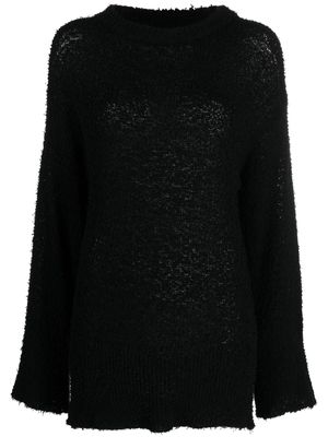 Rodebjer knit cotton sweater - Black
