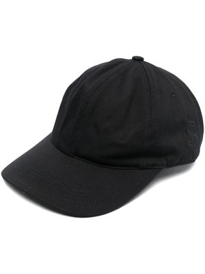 Rodebjer logo-embroidered cotton cap - Black