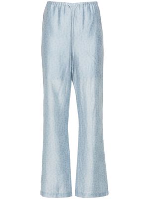 Rodebjer Lunara straight-leg trousers - Blue