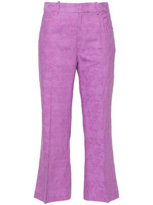 Rodebjer Miso striped trousers - Purple