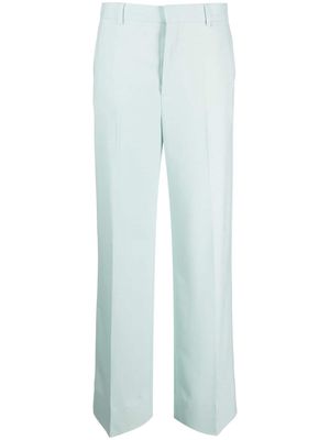 Rodebjer pressed-crease straight-leg trousers - Green