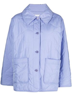Rodebjer quilted button-down jacket - Purple