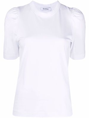 Rodebjer short puff sleeves T-shirt - White