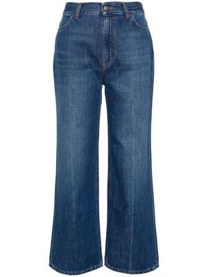 Rodebjer straight-leg cropped jeans - Blue