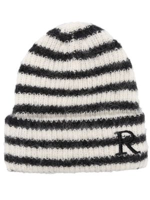 Rodebjer striped knit beanie - Black