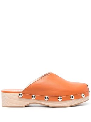 Rodo slip-on mule shoes - Orange