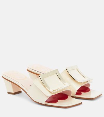 Roger Vivier Love 45 leather mules