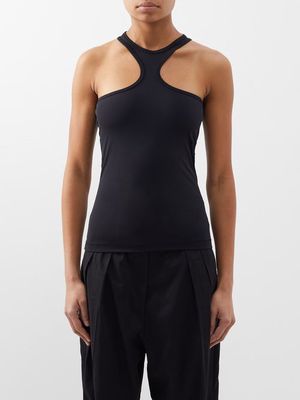 Rohe - Racer-neck Jersey Tank Top - Womens - Black