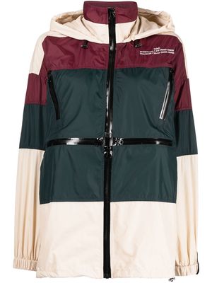 Rokh colour-blocked multi-zip jacket - Multicolour